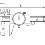 کولیس ساعتی (کولیس عقربه ای) ۱۵ سانتی متر