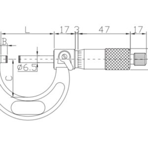 ست میکرومتر خارج سنج صندوقی ۱۵۰-۰ میلی متر مدل ۸-۶۶-۱۰۱ برند آسیمتو(ASIMETO)