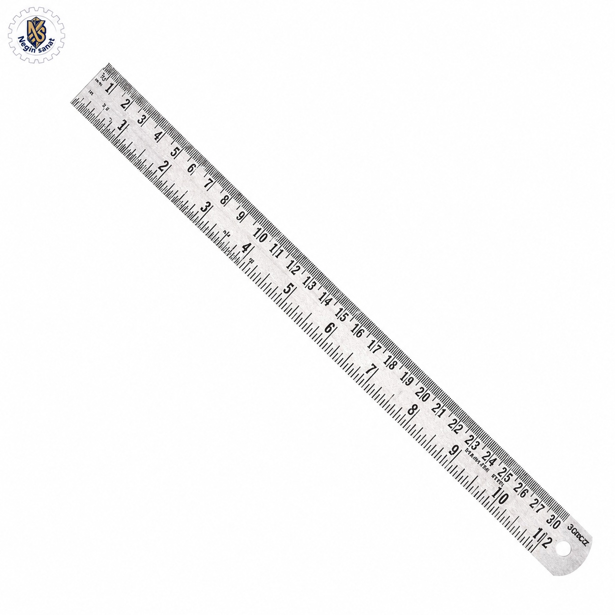 خط کش استیل GROZ (گروز) (کد کالا SR) ( در 6 سایز مختلف)