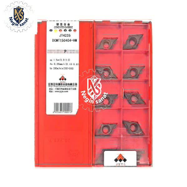 الماس تراشکاری DCMT150404-HM گرید JT4235 برند JXJTC