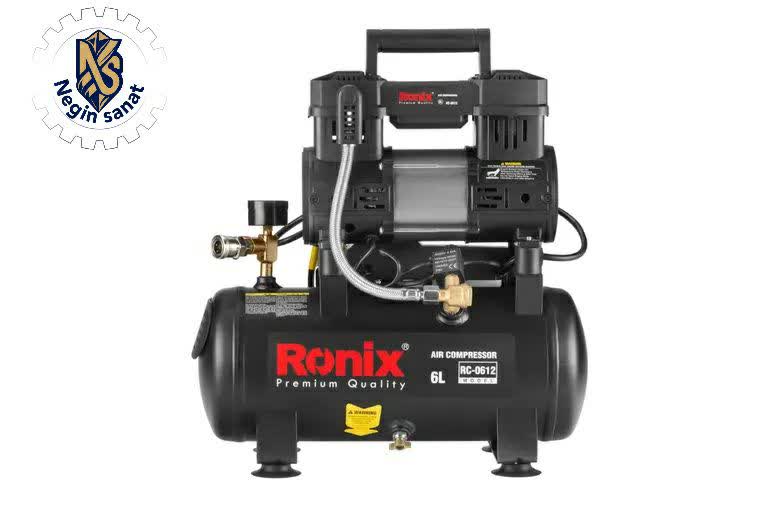 کمپرسور باد 6 لیتری سایلنت رونیکس مدل RC-0612