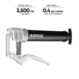 گریس پمپ دستی کلتی مینی دولوکس ۸۵cc کد G۱۶/M برند GROZ (گروز)