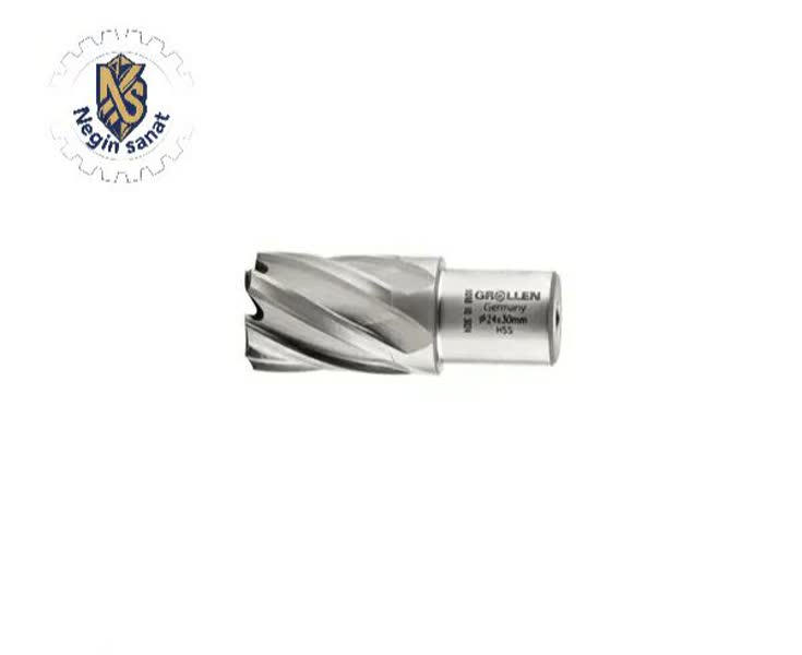 مته گردبر HSS دریل مگنت گرولن طول 30 میلی متر