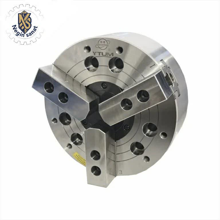 سه نظام هیدرولیک دستگاه تراش 200mm YTUM (یوتوم)